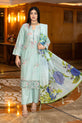 3 Piece Heavily Embroidered Cotton Suit