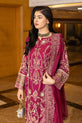 Burgundy Pakistani Formal Dress