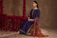 Deep Blue Pakistani Salwar Kameez