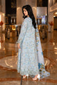 Light Blue Pakistani Plus Size Dress