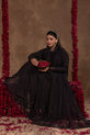 Pakistani Designer Embroidered Black Dress
