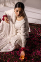 Pakistani White Chiffon Dress