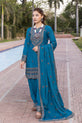  blue luxury readymade dress