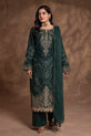 olive-green Pakistani Plus Size Dress