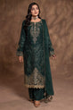 olive-green Pakistani Summer Dress