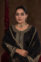 shisha silk embroidered suit